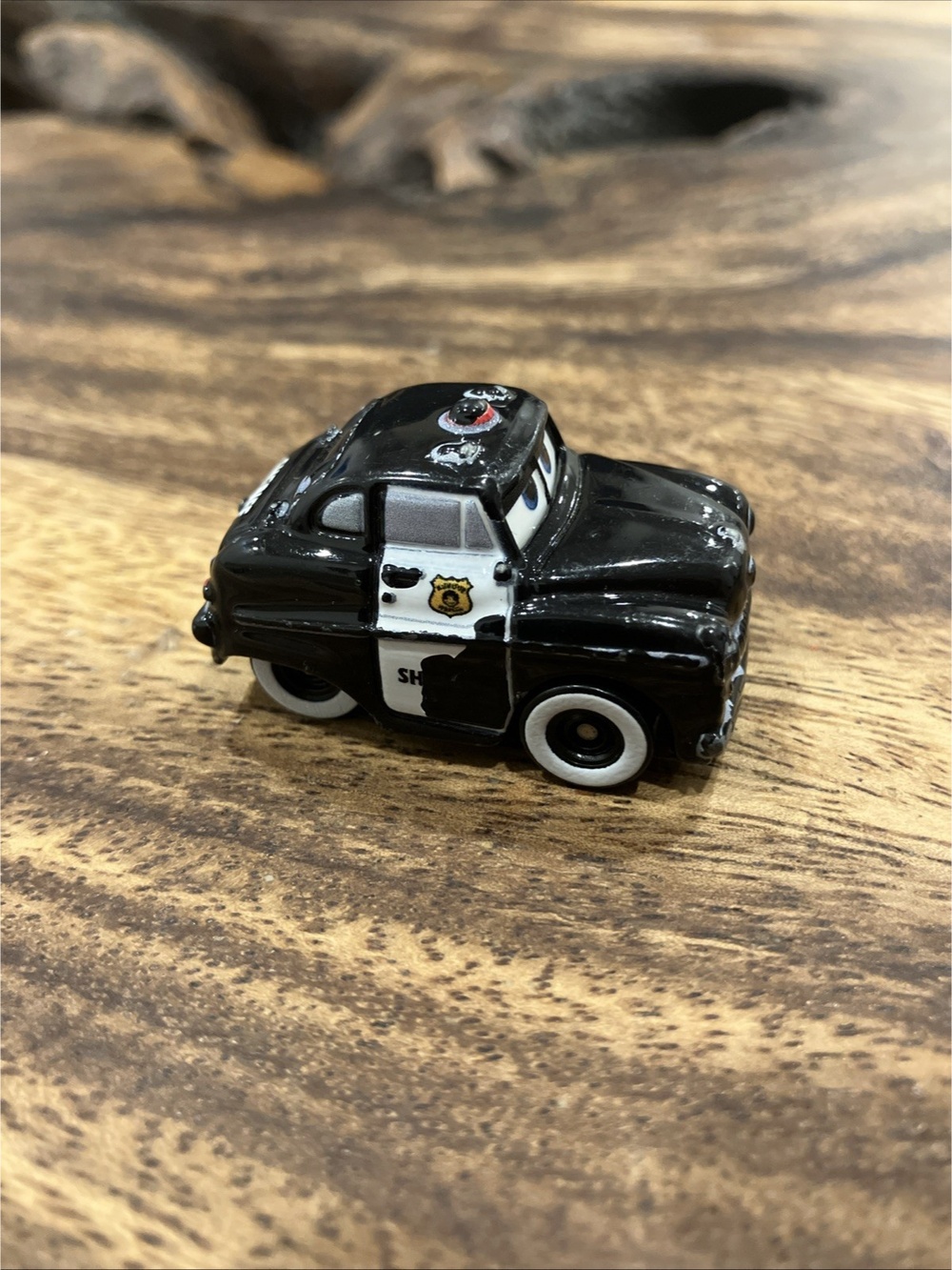 Disney Pixar Cars Mini Racers Sheriff Metal Vehicle Mattel #COL-2260 - Picture 4 of 5